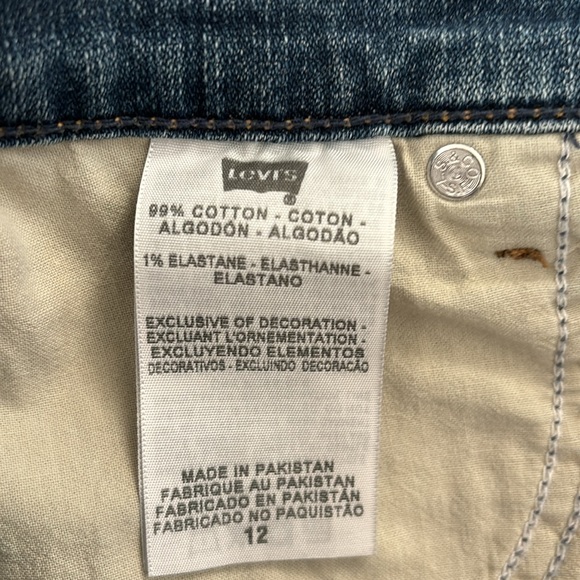 Levi’s Women’s Size 12 High Rise Bermuda Denim Shorts - Picture 9 of 11